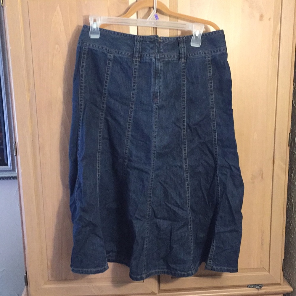 Liz Claiborne Long denim skirt